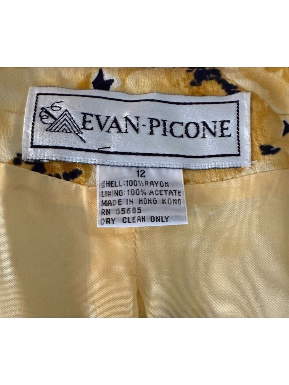 Evan Picone Floral Midi Skirt and Blazer set (Med) - Picture 6 of 13